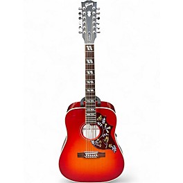 Used Gibson Limited Edition Hummingbird 12 String Heritage Cherry Sunburst 12 String Acoustic Electric Guitar