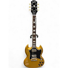 Used Gibson Traditional Pro SG Metallic Gold Solid Body Electric Guitar