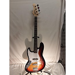 Used Used Glarry GLARRY 4 String Jazz Electric Bass Guitar Full Size 3 Tone Sunburst Electric Bass Guitar