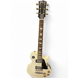 Used Glen Burton 2PU ELECTRIC WHITE Solid Body Electric Guitar