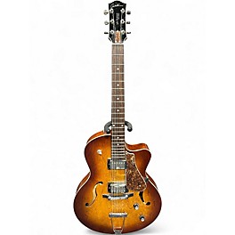 Used Godin 5th Avenue Kingpin II Cognac Burst Hollow Body Electric Guitar