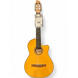 Used Godin Arena Concert CW EQ Flame Maple Classical Acoustic Electric Guitar