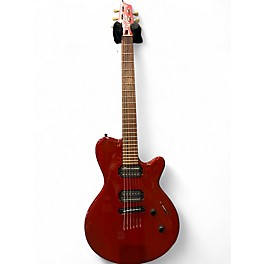 Used Godin LG HB Cherry Solid Body Electric Guitar