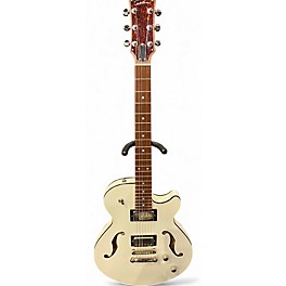Used Godin Montreal Premiere HT Transparent White Hollow Body Electric Guitar