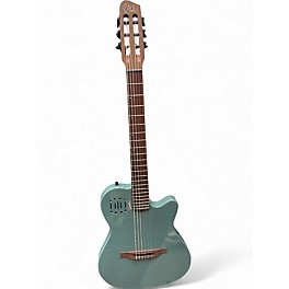 Used Godin Multiac Mundial Arctic Blue Acoustic Electric Guitar