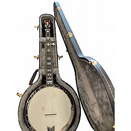 Used Gold Tone OB250 left handed white Banjo