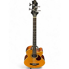 Used Greg Bennett Design by Samick AB-2 Natural Acoustic Bass Guitar