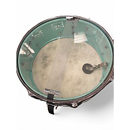 Used Gretsch Drums 14in custom steel powder coated snare 14x5 Surf Green Drum