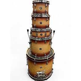 Used Gretsch Drums 5 Piece Catalina Ash Walnut Natural Burst Drum Kit
