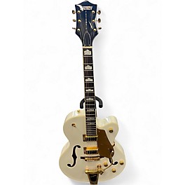 Used Gretsch Guitars G5420T Electromatic WHITE / GOLD Hollow Body Electric Guitar