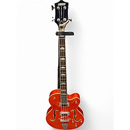 Used Gretsch Guitars G5440B Orange Electric Bass Guitar