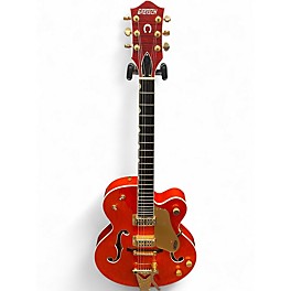 Used Gretsch Guitars G6120 Chet Atkins Signature Orange Hollow Body Electric Guitar