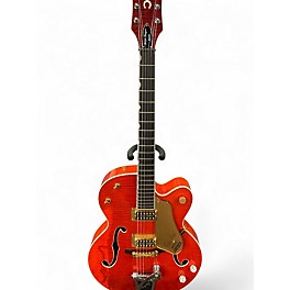 Used Gretsch Guitars G6120SSU Brian Setzer Signature Trans Orange Hollow Body Electric Guitar