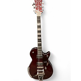 Used Gretsch Guitars G6134TFM Dark Cherry Metallic Flame Hollow Body Electric Guitar