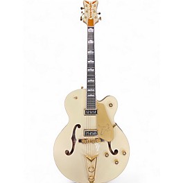 Used Gretsch Guitars G6139 White Falcon Olympic White Hollow Body Electric Guitar