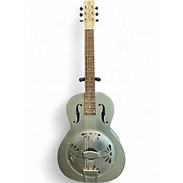 Used Gretsch Guitars G9201 Honeydipper Metal Round Neck Bell Brass Resonator Guitar