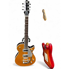 Used Gretsch Guitars Gretsch Guitars G5230T Sparkle Jet FT sgl Cut Bigsby Sparkle SPARKLE JET ORANGE Solid Body Electric ...
