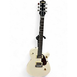 Used Gretsch Guitars Streamliner Jet Club Single Cut with Wraparound Bridge Vintage White Solid Body Electric Guitar