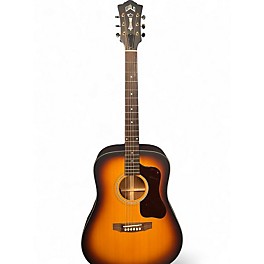 Used Guild CSR D40 Sunburst Acoustic Electric Guitar