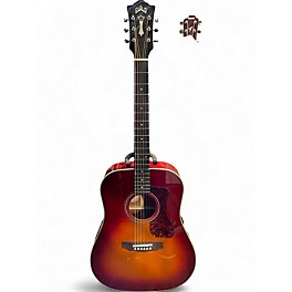 Used Guild D-140 Westerly Collection Cherry Burst Acoustic Guitar