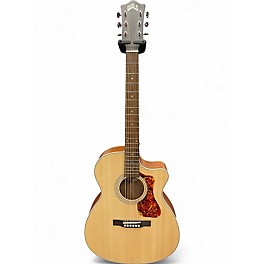 Used Guild OM240CE Natural Acoustic Electric Guitar
