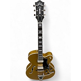 Used Guild X-175 MANHATTAN SPECIAL SATIN GOLD Hollow Body Electric Guitar