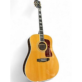 Used Guild d-55 Natural Acoustic Electric Guitar