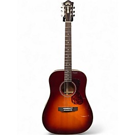 Used Guild d140 Sunburst Acoustic Guitar