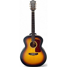 Used Guild f-40 Antique Burst Acoustic Electric Guitar