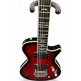 Used Hagstrom ULTRA SWEDE CRIMSON RED BURST Solid Body Electric Guitar