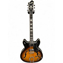 Used Hagstrom VIKING Vintage Sunburst Hollow Body Electric Guitar