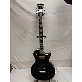 Used Used Halifax Single Cut Black Solid Body Electric Guitar