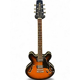 Used Hamer ECHOTONE 335 2 Color Sunburst Hollow Body Electric Guitar