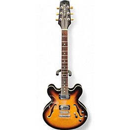 Used Hamer Echotone Tobacco Sunburst Hollow Body Electric Guitar