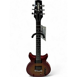 Used Hamer Slammer Candy Red Burst Solid Body Electric Guitar