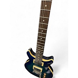 Used Hamer XT Sunburst A/T Blue Solid Body Electric Guitar