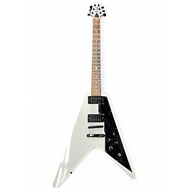 Used Hard Luck Kings OUTLAW BONNIE V Alpine White Solid Body Electric Guitar