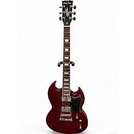 Used Harley Benton DC CUSTOM LINE RED Solid Body Electric Guitar