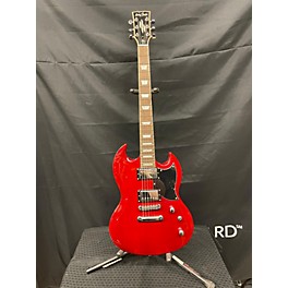 Used Used Harley Benton Dc Custom Cherry Solid Body Electric Guitar