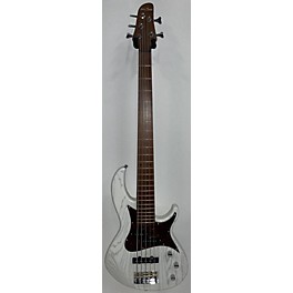 Used Used Harley Benton Jp 550b Trans White Electric Bass Guitar