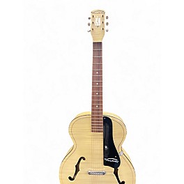 Used Harmony ARCHTOP Antique White Acoustic Guitar
