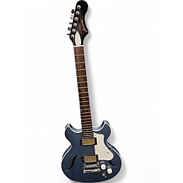 Used Harmony COMET Midnight Blue Solid Body Electric Guitar