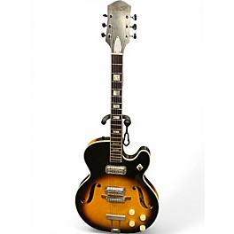 Used Harmony H-70 2 Color Sunburst Hollow Body Electric Guitar