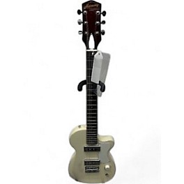 Used Harmony Juno Antique White Solid Body Electric Guitar