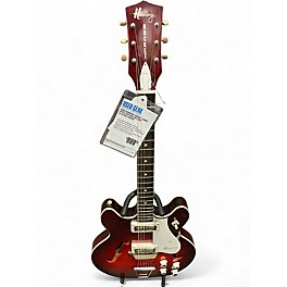 Used Harmony ROCKET Candy Apple Red Hollow Body Electric Guitar