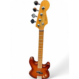 Used Harmony marquis Trans Orange Electric Bass Guitar