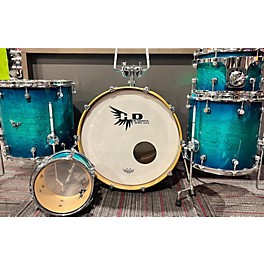 Used Used Hendrix Drums 5 piece 2020 Maple Aquaburst Drum Kit