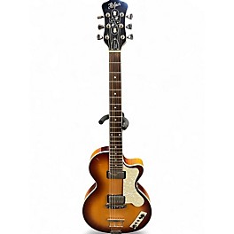 Used Hofner Club CT Contemporary Tobacco Burst Solid Body Electric Guitar
