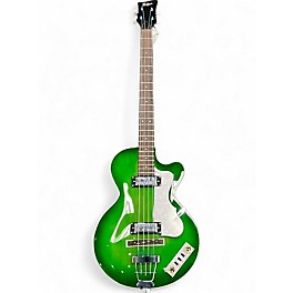 Used Hofner Ignition Club Green Electric Bass Guitar
