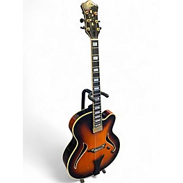 Used Hofner Jazzica Custom Tobacco Burst Hollow Body Electric Guitar
